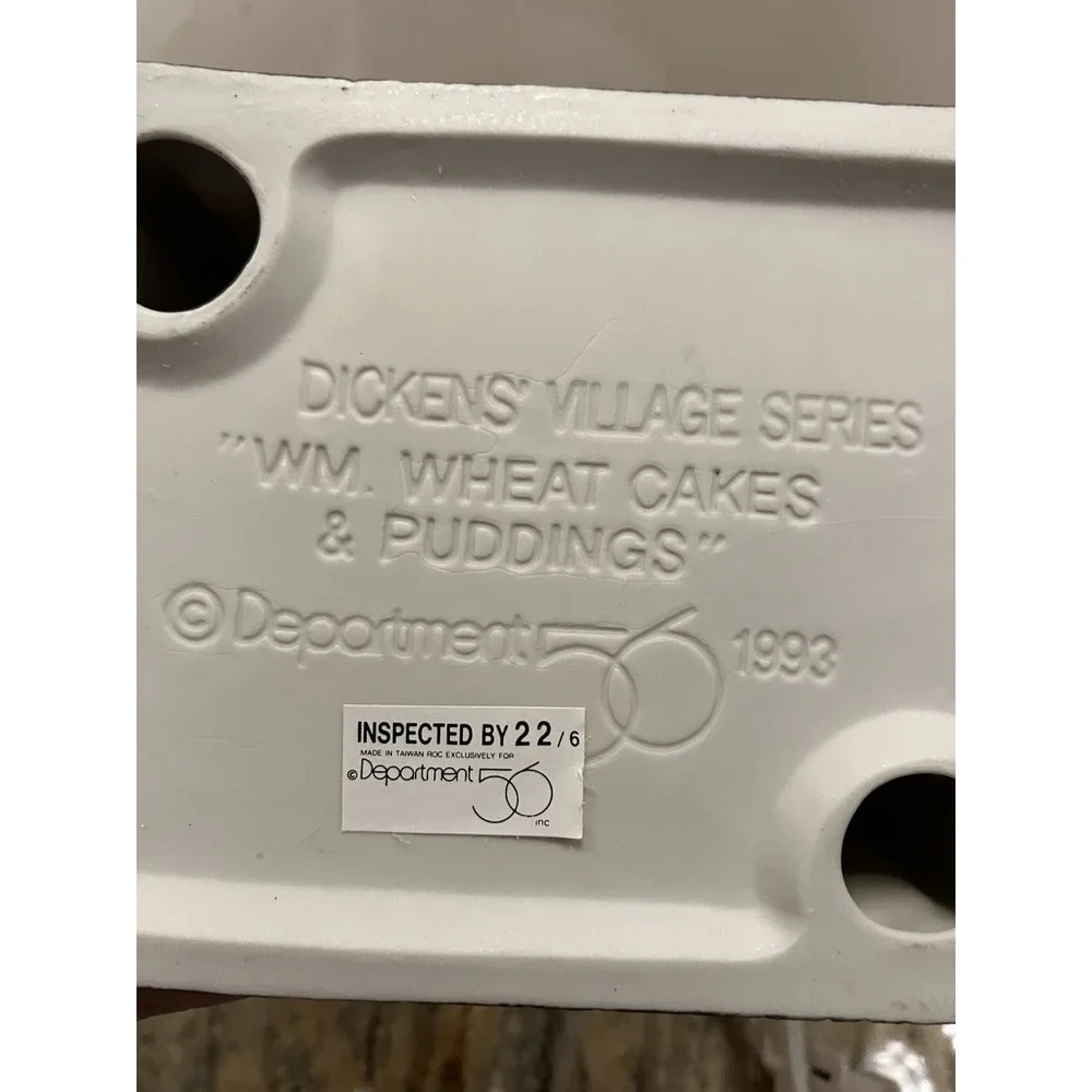 Department 56 - Heritage Village Series - Wm. Wheat Cakes & Puddings - #5808-4